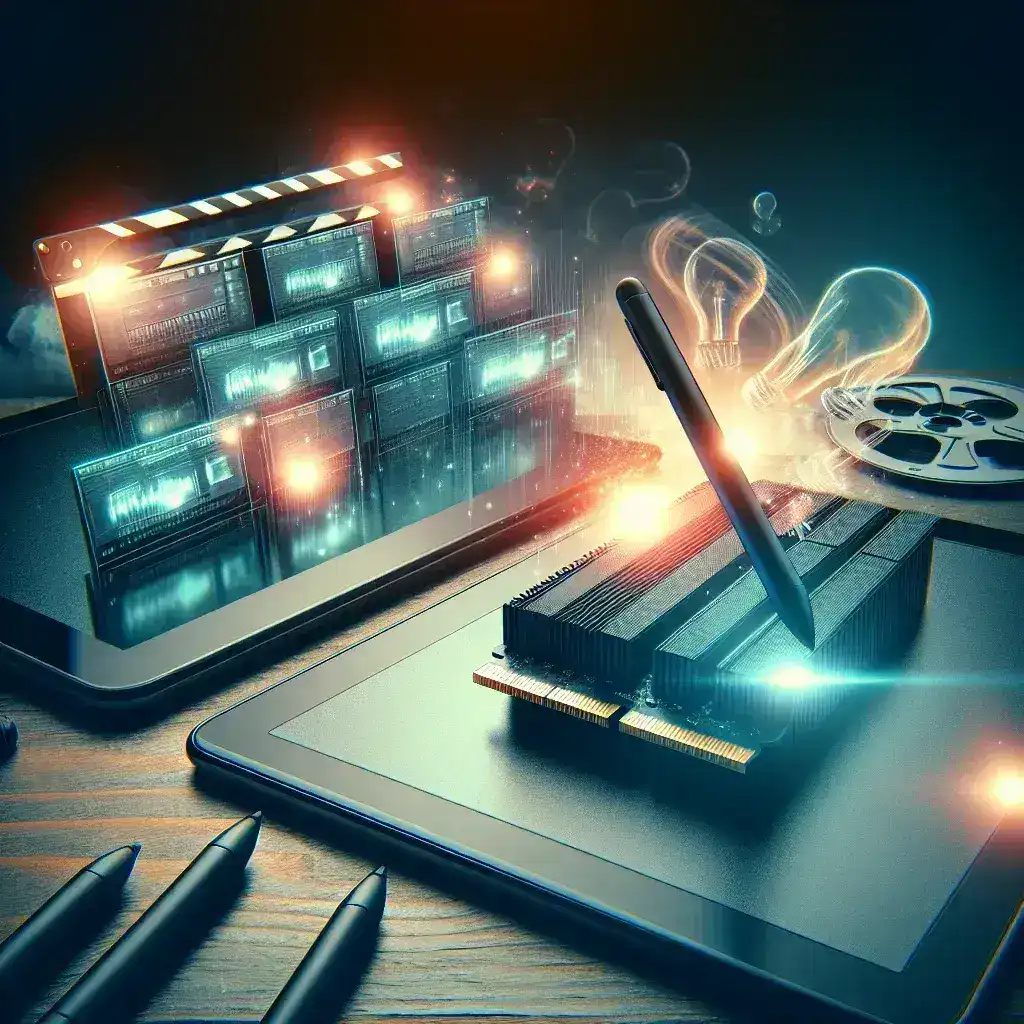 How do tablets optimized for video editing differ in specifications from standard models?