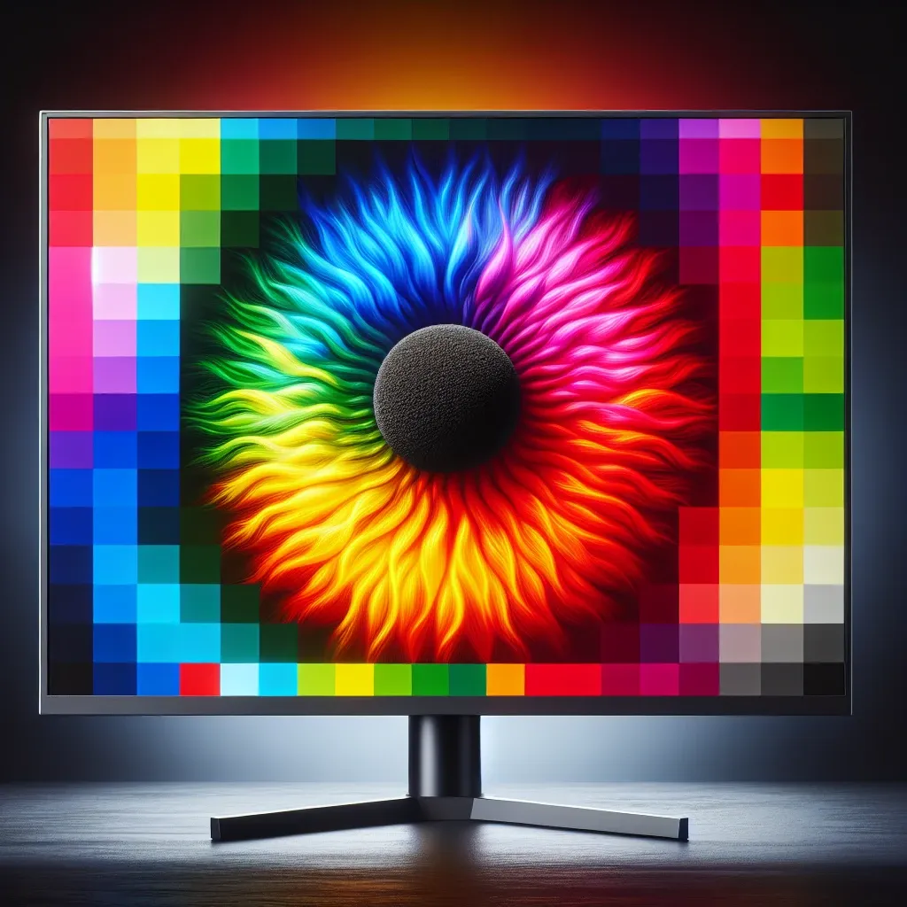 What is a dead pixel in a plasma monitor?