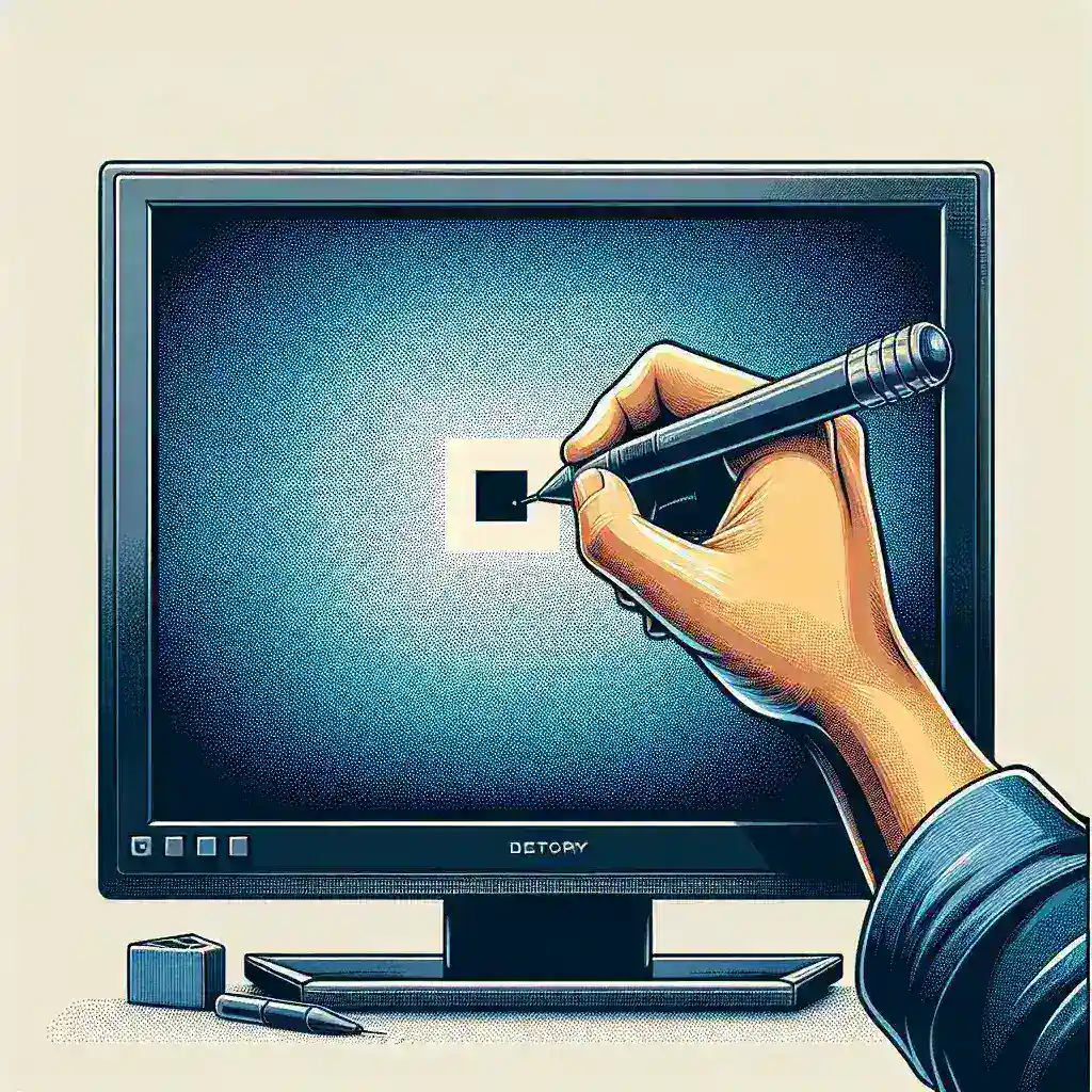 How can I fix a dead pixel on a plasma monitor?